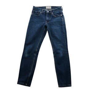 Everlane Womens Jeans Size 25 Skinny Mid Rise Ankle Blue Denim Casual Classic